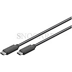 Goobay 66508 USB-C 3.1 Kabel 2m schwarz