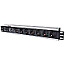 Intellinet 19" Rackmount Aluminium Steckdosenleiste 7-fach 1.5HE schwarz/silber