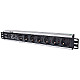 Intellinet 19" Rackmount Aluminium Steckdosenleiste 7-fach 1.5HE schwarz/silber