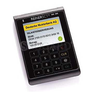 ReinerSCT cyberJack Wave Bluetooth+USB Chipkartenleser mit TFT-Touch Display