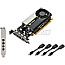 4GB PNY VCNT1000-PB NVIDIA T1000 GDDR6 4x mDP Low Profile retail