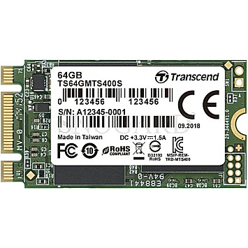 64GB Transcend TS64GMTS400S MTS400S M.2 2242 SSD