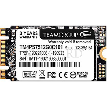 512GB TeamGroup TM4PS7512G0C101 MS30 M.2 2242 SSD