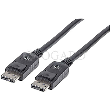 Manhattan 307116 DisplayPort Kabel 2m geschirmt schwarz