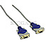 HQ SC-001-1.8. Nullmodemkabel 2x 9pol Sub-D Buchse 1.8m blau/grau