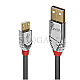 Lindy 36654 Cromo Line USB 2.0 Typ A/USB 2.0 Micro-B 5m grau