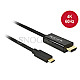 DeLOCK 85291 USB-C Stecker -> HDMI Stecker 4K 60Hz 2m schwarz
