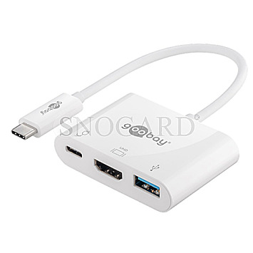 Goobay 51771 USB-C Multiport Adapter 60W Power Delivery