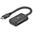 Goobay 51776 USB-C Steckerauf VGA Buchse D-Sub HD (15polig) Adapter 20cm schwarz