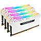 32GB Corsair CMW32GX4M4C3200C16W Vengeance RGB PRO DDR4-3200 Kit white