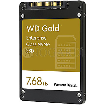 7.68TB WD Gold Enterprise Class NVMe 2.5" SSD