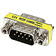 Cables To Go 81524 DB9 M/M Mini Gender Changer silber