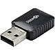 Inter-Tech DMG-07 Dualband WiFi+Bluetooth 4.2 Adapter USB 2.0 schwarz