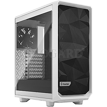 Fractal Design Meshify 2 Compact Clear Tempered Glass White