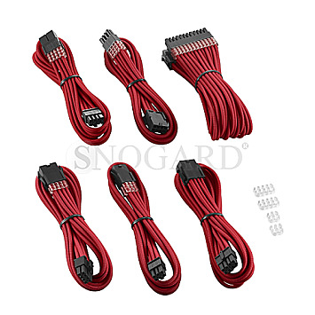 CableMod PRO ModMesh Cable Extension Kit schwarz/rot