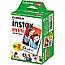 Fujifilm Instax Mini Instant Film Twin Pack Sofortfilm 86x54mm 20 Aufnahmen