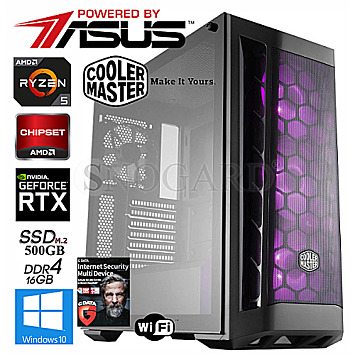 Ultra Gaming R5-5600X-M2-RTX3070 OC WiFi Powered by ASUS & CoolerMaster