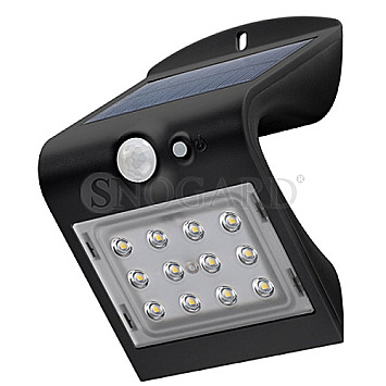 Goobay 45801 LED Solar-Wandleuchte mit Bewegungsmelder 1.5W schwarz