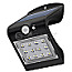 Goobay 45801 LED Solar-Wandleuchte mit Bewegungsmelder 1.5W schwarz