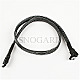 Nanoxia NXS6G6C S-ATA III Kabel 60cm abgewinkelt carbon