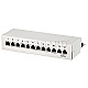 LogiLink NP0017A Desktop Patchpanel CAT6 12-Port grau