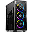 Inter-Tech C-907 Cobweb Window RGB Black Edition