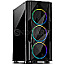 Inter-Tech A-3401 Chevron Window RGB Black Edition