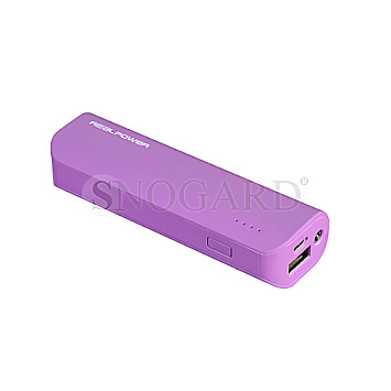 Ultron 149317 Powerbank RealPower 2600mAh PB-2600 purple