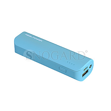 Ultron 149318 Powerbank RealPower 2600mAh PB-2600 blau