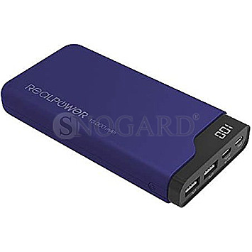 Ultron 333643 RealPower PB-15000C 5000mAh Powerbank navy blue