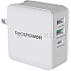 Ultron 306837 RealPower DeskCharge-65 Trave 3-Port 65 Watt USB Ladeadapter