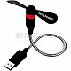 Ultron 335263 RealPower Mini USB Fan schwarz Ventilator schwarz