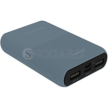 Terratec 282265 Powerbank P100 Pocket Citadel 10.000mAh 2xUSB/Micro-USB titan