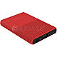 Terratec 282272 Powerbank P50 Pocket Poppy Red 5000mAh USB/Micro-USB rot