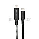 Terratec 306954 Charge CL2 USB-C / Lightning Lade- und Datenkabel MFI 2m schwarz