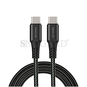 Terratec 306959 Charge C100 2x USB-C 2.0 Stecker 2m schwarz