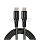 Terratec 306959 Charge C100 2x USB-C 2.0 Stecker 2m schwarz