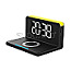 Terratec 286141 ChargeAir Clock Wecker + Ladestation Licht schwarz/gelb