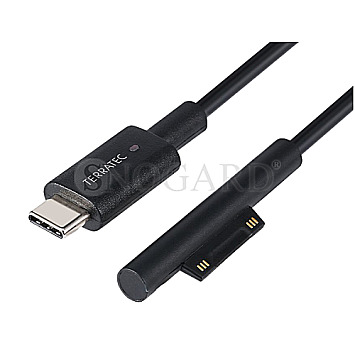 Terratec 310536 Connect Pro1 Surface Pro 3/4/5/6 USB-C Ladekabel 1.5m schwarz