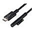 Terratec 310536 Connect Pro1 Surface Pro 3/4/5/6 USB-C Ladekabel 1.5m schwarz