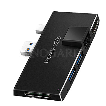 Terratec 310539 Connect Pro2 Pro Adapter mit 2xUSB+RJ45+HDMI+Cardreader