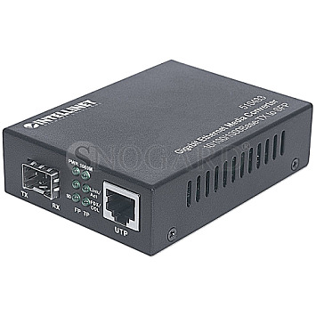 Intellinet 510493 Medienkonverter Gigabit Singlemode SFP 20km