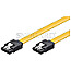 Goobay 95025 SATA III Stecker -> SATA III Stecker gerade 1m gelb