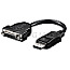 Goobay 69873 Displayport 1.2 / DVI-D (24+1) Adapter 20cm schwarz