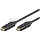 Goobay 31888 High-Speed HDMI 4K w/Ethernet 2m drehbarer Stecker schwarz