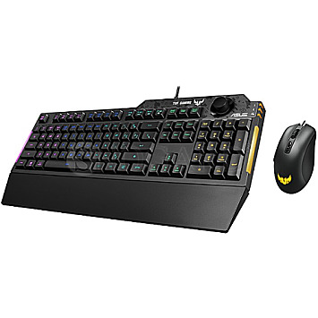 ASUS TUF Gaming Combo K1 Keyboard + M3 Mouse USB schwarz