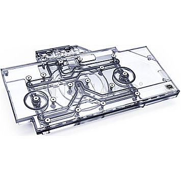 Alphacool Eisblock Aurora Acryl GPX-N RTX 3090/3080 ROG Strix mit Backplate