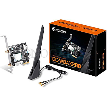 Gigabyte GC-WBAX200 PCIe x1 Adapter WLAN 802.11ax + BT 5.2 MU-MIMO AX200