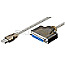Goobay 95433 USB 1.1 / Parallel 25pin D-Sub Adapter 1.5m transparent