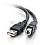 Cables To Go 81566 USB 2.0 Typ-A/USB 2.0 Typ-B 2m Druckerkabel schwarz